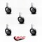 Service Caster 2.25 Inch Bright Chrome Soft Tread Ball Caster - 3/8 Inch Threaded Stem, 5PK SCC-TS01S214-DCR-BC-381634-5 - alternate 4
